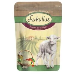 Lukullus Mediterráneo En Bolsitas 6 X 300 G -Gatos Perros Suministros Tienda lukullus pouch italien 4 2