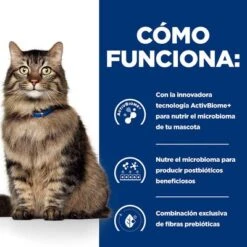 Hill's Gastrointestinal Biome Prescription Diet Estofado Para Gatos -Gatos Perros Suministros Tienda pd gibiome cat bk32326m bk31171 how works es 6