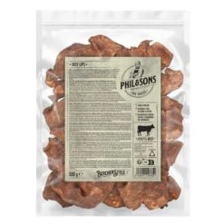 Phil & Sons Labios De Res -Gatos Perros Suministros Tienda phil sons beef lips 500g 1000x1000 9