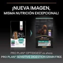 PURINA PRO PLAN Small & Mini Adult Sensitive Digestion Sin Cereales -Gatos Perros Suministros Tienda puprpnddadvsealtu22np2pares 1685429168256 3