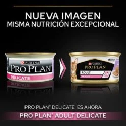 PURINA PRO PLAN Cat Delicate 24 X 85 G En Latas 14 PURINA PRO PLAN Cat Delicate 24 X 85 G En Latas -Gatos Perros Suministros Tienda puprpnwcadvdenomotu23npackbcles 5