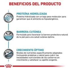 Royal Canin Veterinary Canine Hypoallergenic Puppy Pienso Para Perros -Gatos Perros Suministros Tienda rc vet dry doghypopu cv eretailkit 3 es es 6