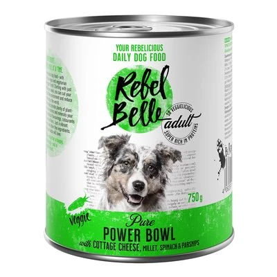 Rebel Belle Adult Pure Power Bowl Comida Vegetariana Para Perros 4 Rebel Belle Adult Pure Power Bowl Comida Vegetariana Para Perros - Imagen 2
