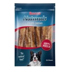 PROMO: 100 Uds. X Rocco Nervio De Buey 12 Cm -Gatos Perros Suministros Tienda rocco driedchews pizzle 25chews 1000x1000 3