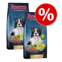Rocco Mezcla De Copos -Gatos Perros Suministros Tienda rocco flake mix 2x10kg 4