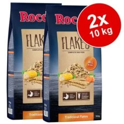 Rocco Flakes Comida Deshidratada Para Perros -Gatos Perros Suministros Tienda rocco flakes all 2x10kg 1000x1000 6 7