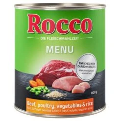 Pack Mixto De Prueba: Rocco Menú 6 X 800 G -Gatos Perros Suministros Tienda rocco menu beefpoultry 800g 1000x1000 0 1