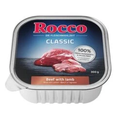 Rocco Classic En Tarrinas 27 X 300 G - Pack Ahorro -Gatos Perros Suministros Tienda rocco schalen classic lamm side 1000x1000 5