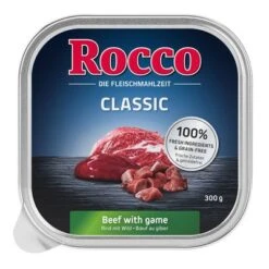 Rocco Classic En Tarrinas 27 X 300 G - Pack Ahorro -Gatos Perros Suministros Tienda rocco schalen classic wild 1000x1000 8