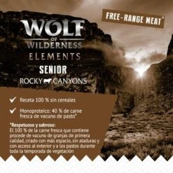 Pack Ahorro: 2 X 12 Wolf Of Wilderness Elements -Gatos Perros Suministros Tienda wow boards elements fr rockycanyions senior 1000x1000 de 3