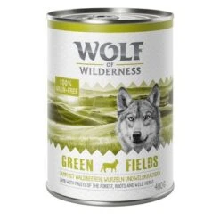 Wolf Of Wilderness 6 X 400 G -Gatos Perros Suministros Tienda wow classic greenfield 400g 1000x1000 4