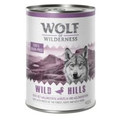 Wolf Of Wilderness 6 X 400 G -Gatos Perros Suministros Tienda wow classic wildhills 400g 1000x1000 4
