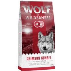 Pack Ahorro: 2 X 12 Kg Wolf Of Wilderness -Gatos Perros Suministros Tienda wow crimsonsunset 12kg 1000x1000 1 8