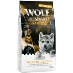 Pack Ahorro: 2 X 12 Wolf Of Wilderness Elements -Gatos Perros Suministros Tienda wow elements fr rocky junior right 12kg 1000x1000 1