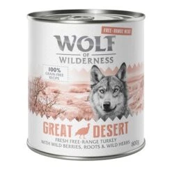 Wolf Of Wilderness Free Range 6 X 400 G / 800 G - Pack De Prueba -Gatos Perros Suministros Tienda wow freerange greatdesert 800g 1000x1000 9