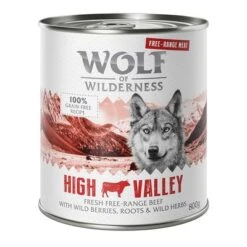 Wolf Of Wilderness Free Range 6 X 400 G / 800 G - Pack De Prueba -Gatos Perros Suministros Tienda wow freerange highvalley 800g 1000x1000 3