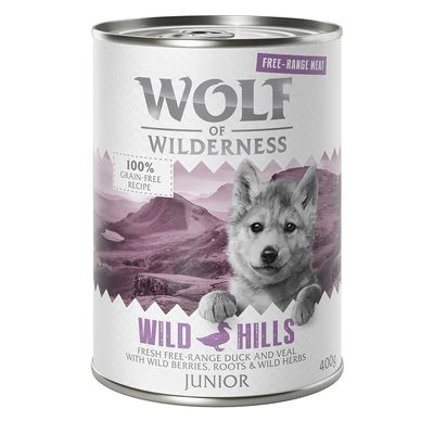 Wolf Of Wilderness Free Range Junior 12 X 400 G - Pack Ahorro 8 Wolf Of Wilderness Free Range Junior 12 X 400 G - Pack Ahorro - Imagen 6