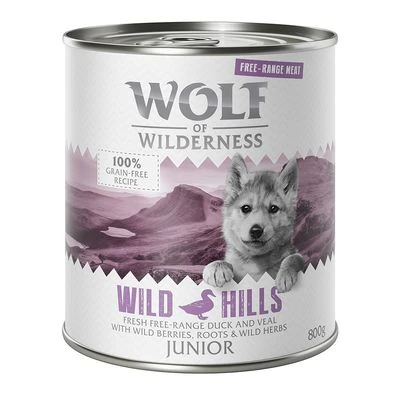 Wolf Of Wilderness Free Range Junior 6 X 800 G 3 Wolf Of Wilderness Free Range Junior 6 X 800 G