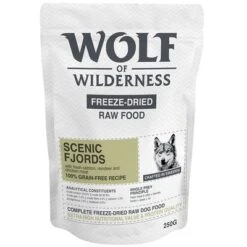 Wolf Of Wilderness Scenic Fjords Con Reno, Salmón Y Pollo -Gatos Perros Suministros Tienda wow freezedried scenic fjords 250g 1000x1000 6