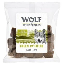 Wolf Of Wilderness Wild Bites - Pack Ahorro 3 X 180 G -Gatos Perros Suministros Tienda wow greenfields 180g 1000x1000 7