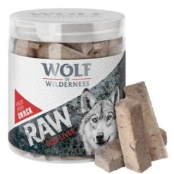 Pack Ahorro 4 X Wolf Of Wilderness RAW Snacks Liofilizados Premium -Gatos Perros Suministros Tienda wow raw snacks beef 1000x1000 9