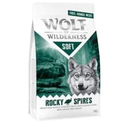 Wolf Of Wilderness Soft Rocky Spire Pollo De Corral Y Pintada -Gatos Perros Suministros Tienda wow soft rockyspires frontright 1kg 1000x1000 1 1